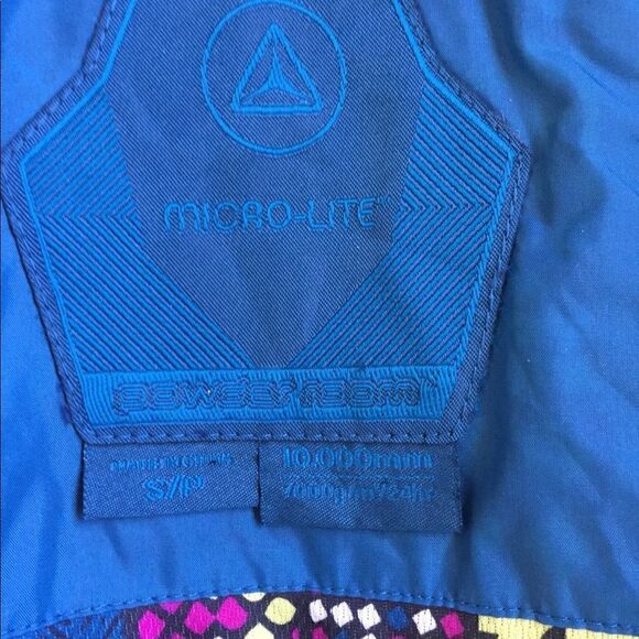 PowderRoom Micro-lite Polka Dot Blue Anorak Snowboarding Jacket Womens S - Picture 4 of 12